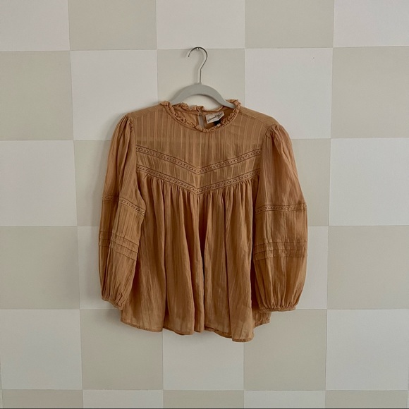 Universal Thread Tops - Universal Thread Balloon 3/4 Sleeve Blouse